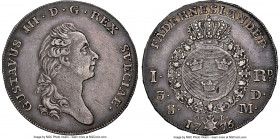 Gustaf III Riksdaler 1776-OL AU Details (Cleaned) NGC, KM514, Dav-1735. Small cross variety. 

HID09801242017

© 2022 Heritage Auctions | All Righ...