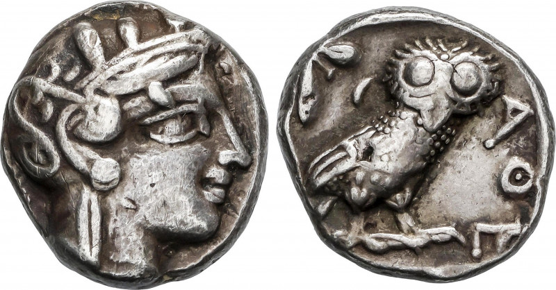Ancient Greece
Tetradracma. 449-413 a.C. ATENAS. ATICA. Anv.: Cabeza de Atenea ...