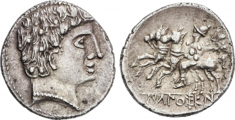 Celtiberian Coins
Denario. 120-20 a.C. ICALCUSCEN (INIESTA, Cuenca). RARA ASÍ. ...