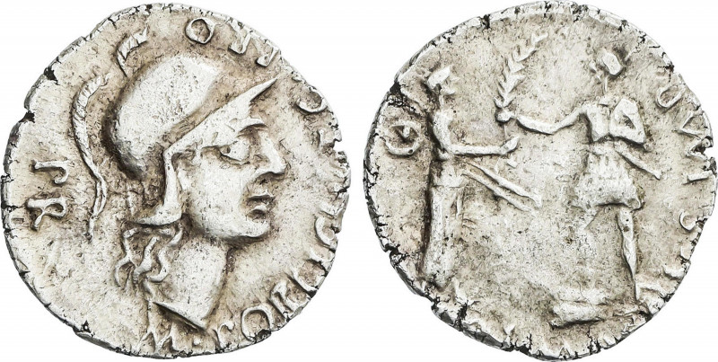 Roman Coins
Empire
Denario. Acuñada el 46-45 a.C. POMPEYO MAGNO. Cn. Pompeius ...