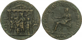 Roman Coins
Empire
Sestercio. Acuñada el 40-41 d.C. CALÍGULA. RARA. Anv.: CAESAR DIVI AVG. PRON. AVG. P. M. TR. P. IIII P. P. En exergo: PIETAS. Pie...