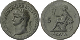 Roman Coins
Empire
Sestercio. Acuñada el 54-55 d.C. NERÓN. ESCASA. Anv.: NERO CLAVD. CAESAR AVG. GER. P. M. TR. P. IMP. P. P. Cabeza laureada a izqu...