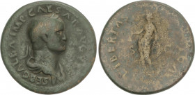 Roman Coins
Empire
Sestercio. Acuñada el 68-69 d.C. GALBA. ESCASA. Anv.: SER. GALBA IMP. CAESAR AVG. TR. P. Busto laureado a derecha. Rev.: LIBERTAS...