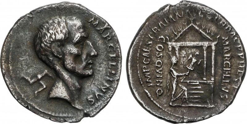 Roman Coins
Empire
Denario. Acuñada el 107-113 d.C. TRAJANO. MUY RARA. Anv.: C...