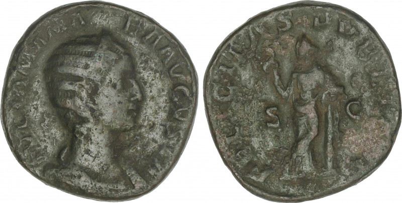 Roman Coins
Empire
Sestercio. Acuñada el 235 d.C. JULIA MAMEA. Anv.: IVLIA MAM...