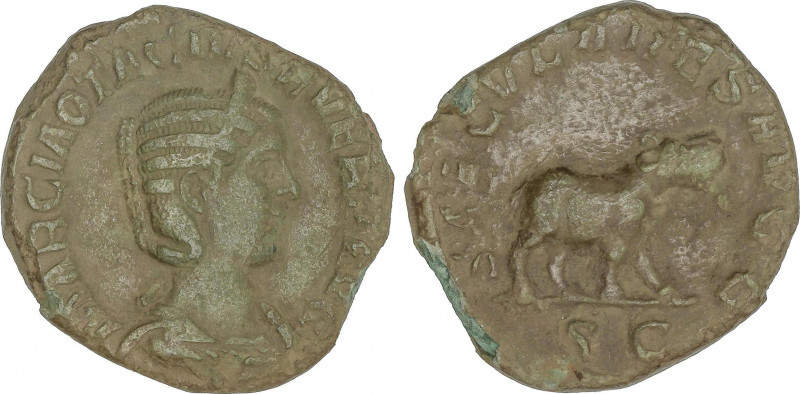 Roman Coins
Empire
Sestercio. Acuñada el 248 d.C. OTACILIA SEVERA. Anv.: MARCI...