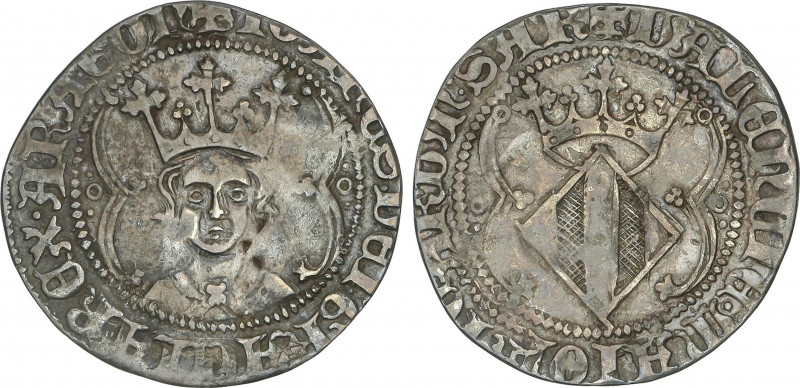 Medieval Coins
Catalonia-Aragon
Ral. JOAN I. VALENCIA. RARA. Anv.: IOANES:DEI:...