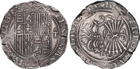 Spanish Monarchy
Ferdinand and Isabella
8 Reales. TOLEDO. MUY RARA. Anv.: VIII roel encima - Escudo - T roel encima. Águilas de Sicilia afrontadas. ...
