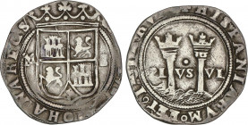 Spanish Monarchy
Ioanna and Charles
1 Real. MÉXICO. S. MUY ESCASA. 3,32 grs. Escudo entre M-S. AC-67. MBC.