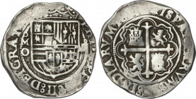 Spanish Monarchy
Philip II
4 Reales. MÉXICO. O. Anv.: ¶/ O - Escudo - ¶. 13,71 grs. Acuñación parcialmente floja. AC-505. MBC.