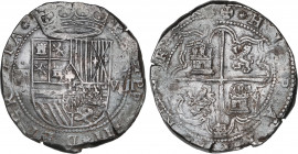 Spanish Monarchy
Philip II
8 Reales. S/F. SEGOVIA. D. RARÍSIMA. Anv.: Acueducto - Escudo - D encima roel / VIII encima roel. 27,01 grs. Acuñada entr...