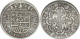 Spanish Monarchy
Philip II
8 Reales. 1589. SEGOVIA. ESCASA. 26,3 grs. Acueducto vertical de 3 arcos y 2 pisos. Algo alabeada normal en este tipo de ...