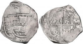 Spanish Monarchy
Philip IV
8 Reales. (163)5. SEVILLA. R. 26,52 grs. Leves restos de brillo. AC-1648; Cal-608. MBC+.
