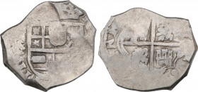 Spanish Monarchy
Philip IV
8 Reales. 1662. TOLEDO. CA (nexadas)/Y. MUY ESCASA. Anv.: T roel encima / CA (nexadas) / Y - Escudo - VIII vertical. 27,0...