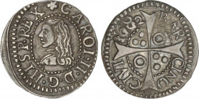 Spanish Monarchy
Charles II
Croat. 1682. BARCELONA. 2,4 grs. Pátina. AC-209. EBC-.