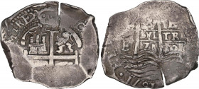 Spanish Monarchy
Charles II
8 Reales. 1671. POTOSÍ. E. 26,66 grs. Dos fechas visibles en reverso. Pátina. AC-702; Cal-346. MBC/MBC-.