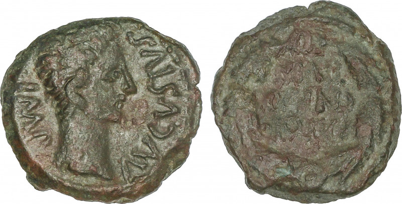 Celtiberian Coins
Cuadrante. 27 a.C.-14 d.C. ÉPOCA DE AUGUSTO. CAESARAUGUSTA (Z...