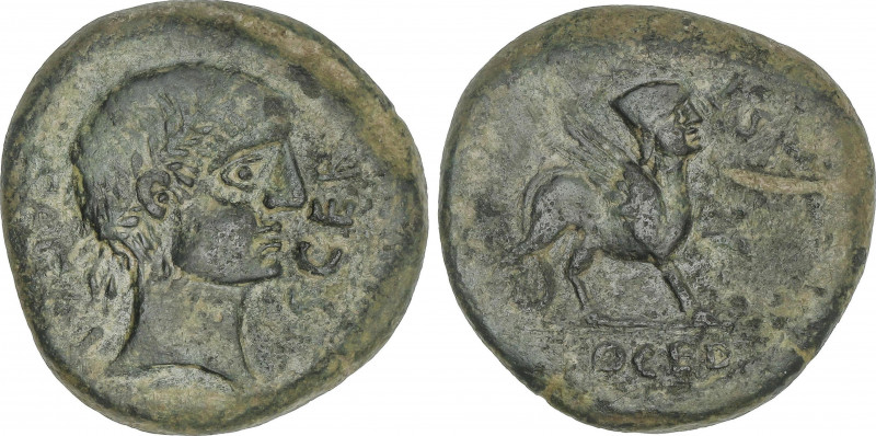 Celtiberian Coins
As. 180 a.C. CASTULO (CAZLONA, Jaén). Anv.: Cabeza masculina ...