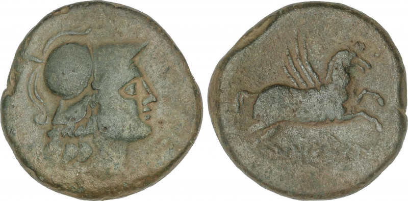 Celtiberian Coins
As. 130-90 a.C. UNTICESCEN (L´ESCALA EMPURIES, Girona). Anv.:...