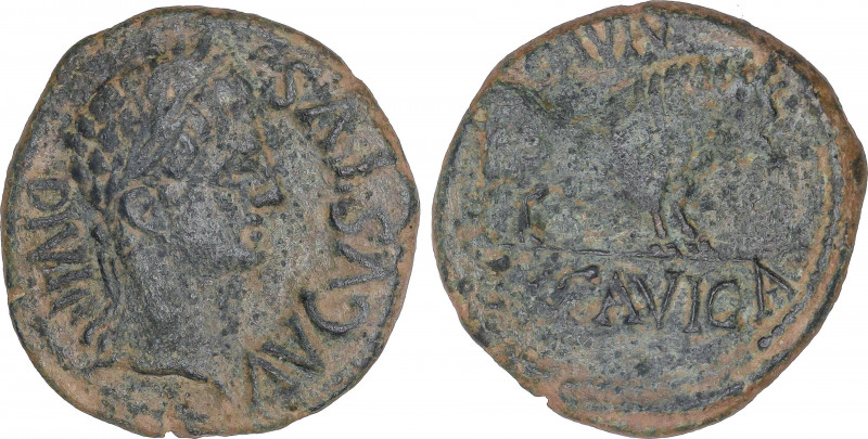 Celtiberian Coins
As. 27 a.C.-14 d.C. ÉPOCA DE AUGUSTO. ERCAVICA (CAÑAVERUELAS,...