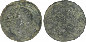 Celtiberian Coins
Dupondio. 27 a.C.-14 d.C. ÉPOCA DE AUGUSTO. GADES (CÁDIZ). Anv.: Cabeza de Tiberio joven a izquierda, delante NERO. Rev.: Símpulo a...