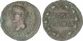 Celtiberian Coins
As. 14-36 d.C. ÉPOCA DE TIBERIO. SEGOBRIGA (SAELICES, Cuenca). Anv.: TI. CAESAR DIVI. AVG. F. AVGVS. IMP. VIII. Cabeza desnuda de T...