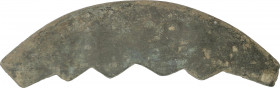 Roman Coins
Republic
Aes Formatum. SiglosVI-IV a.C. ITALIA CENTRAL o LAZIO. 140,42 grs. AE. Ø 98x25 mm. Elemento semicicular, por la parte inferior ...