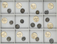 Roman Coins
Republic
Lote 14 monedas Quinario. CALPURNIA, CORNELIA, FUNDANIA, TITIA, PORCIA, RUBRIA. FULVIA, OCTAVIO y MARCO ANTONIO. AR. Mayoría Re...