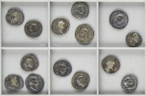 Roman Coins
Empire
Lote 14 monedas Denario. Acuñadas el 69-79 d.C. VESPASIANO. AR. Diferentes. Pátina. A EXAMINAR. BC a MBC-.