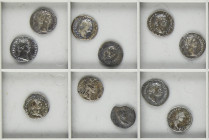 Roman Coins
Empire
Lote 11 monedas Denario. Acuñadas el 81-96 d.C. DOMICIANO. AR. Alguno repetido. Pátina. A EXAMINAR. BC a MBC-.