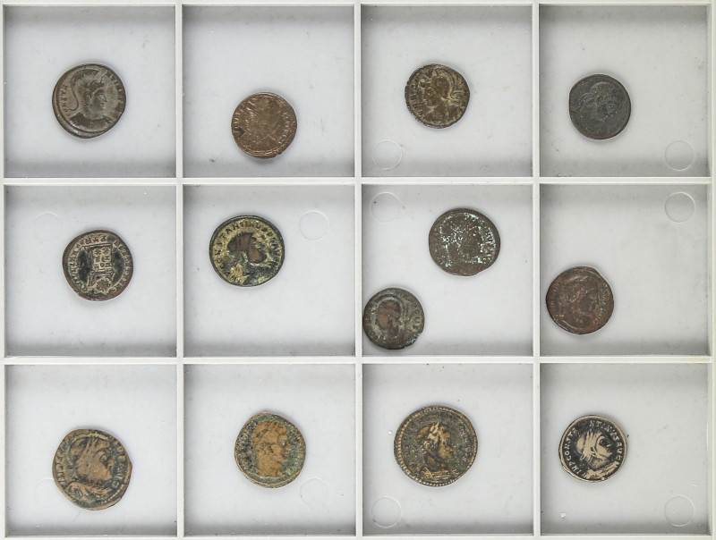 Roman Coins
Empire
Lote 13 monedas Follis 19 mm y centenionales. CONSTANTINO I...