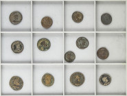 Roman Coins
Empire
Lote 13 monedas Follis 19 mm y centenionales. CONSTANTINO I. A EXAMINAR. BC+ a MBC.