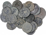Roman Coins
Empire
Lote 26 monedas Follis 19 mm. Acuñadas el 306-337 d.C. CONSTANTINO I. TREVERI. AE. Varios tipos, leyendas y exergos. IMPRESCINDIB...