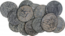 Roman Coins
Empire
Lote 13 monedas Centenional. Acuñadas el 348-355 d.C. CONSTANCIO II. Anv.: D. N. CONSTANTIVS P. F. AVG. Busto a derecha. Rev.: FE...