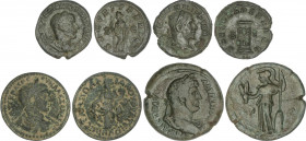 Roman Empire Lots
Lote 4 cobres. ADRIANO, ALEJANDRO SEVERO, FILIPO I y GORDIANO III. AE. Incluye AE 34 Adriano Alejandría RPC-5825; AE 27 Alejandro S...