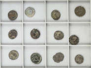 Roman Empire Lots
Lote 12 monedas Antoniniano y Follis 19 mm. GALIENO (7) y TEODOSIO I (5). A EXAMINAR. BC+ a MBC+.