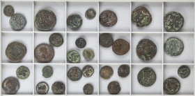 Roman Empire Lots
Lote 32 monedas Cuadrante a Sestercio. ANÓNIMAS, VARIAS FAMILIAS Y EMPERADORES. AE. Lote de conjunto con diversidad de valores, var...