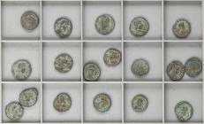 Roman Empire Lots
Lote 400 monedas cobre
 AE. Cobres del Bajo Imperio. Diferentes emperadores y reversos: Arcadio, Honorio, Graciano, Teodosio, Vale...