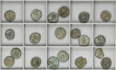 Roman Empire Lots
Lote 400 monedas cobre
 AE. Cobres del Bajo Imperio. Diferentes emperadores y reversos: Arcadio, Honorio, Graciano, Teodosio, Vale...