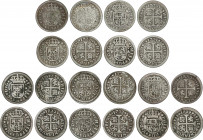 Spanish Monarchy
Philip V
Lote 10 monedas 1/2 Real. 1726, 1732, 1733 (4), 1734 (3), 1737. SEVILLA. A EXAMINAR. AC-335, 338, 339 (4), 340 (3), 344. B...