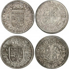 Spanish Monarchy
Philip V
Lote 2 monedas 2 Reales. 1722 y 1725. MADRID y SEVILLA. AC-780, 980. MBC y MBC+.