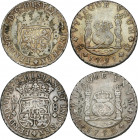 Spanish Monarchy
Ferdinand VI
Lote 2 monedas 8 Reales. 1751, 1752. MÉXICO. M.F. Columnario. (Restos de soldadura). AC-475, 477. MBC-.