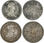 Spanish Monarchy
Charles III
Lote 2 monedas 2 Reales. 1772 y 1788. MEXICO-F.M. y SEVILLA-C. A EXAMINAR. AC-657, 790. MBC- a MBC.