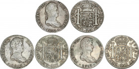 Spanish Monarchy
Ferdinand VII
Lote 3 monedas 8 Reales. 1813, 1816, 1820. LIMA. J.P. A EXAMINAR. AC-1246, 1249, 1253. MBC- a MBC.