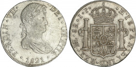 Spanish Monarchy
Ferdinand VII
8 Reales. 1821. LIMA. J.P. 26,94 grs. AC-1254. EBC-.