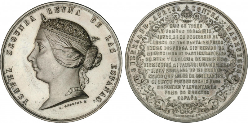 Spanish Monarchy
Elisabeth II
Medalla Guerra de África contra Marruecos. 21 Oc...