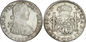 Spanish Monarchy
Ferdinand VII
8 Reales. 1809. MÉXICO. H.J. 26,8 grs. AC-1310. MBC-/MBC.