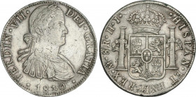 Spanish Monarchy
Ferdinand VII
8 Reales. 1810. MÉXICO. H.J. 26,67 grs. (Golpecitos y raya). AC-1314. MBC.