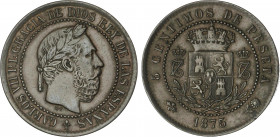 Charles VII, Pretender
5 Céntimos. 1875. BRUSELAS. AE. Anverso y reverso coincidentes. Tipo medalla. MBC+.
