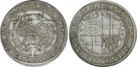 World Coins
German States
Thaler. 1587. JOHANN KASIMIR. ELECTORAL PFALZ. HEIDELBERG. MUY RARA. 29,13 grs. AR. Dav-9645; MB-181. MBC+.
